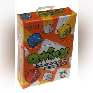 Gamewright Qwixx Fast Family Dice Game Dice Score Sheets 2-5 Players Party Gift